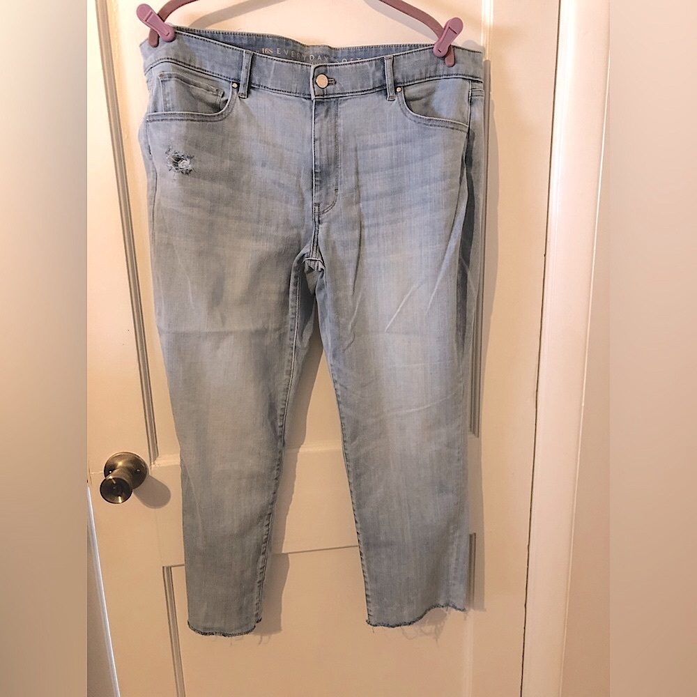 Mid-rise everyday girlfriend jeans